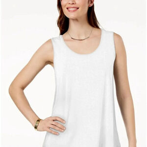 J.Jill Wearever Collection Tank Top White Pullover Sleeveless Women's Size 2X